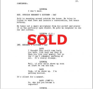 Writing And Selling A Script