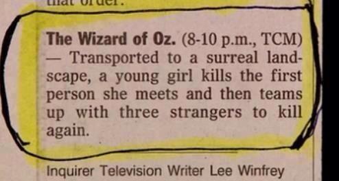Wizard of Oz Synopsis